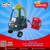 Combo Xe ô tô chòi chân Cozy Coupe Dino Little Tikes + Trạm xăng âm nhạc thông minh Little Tikes
