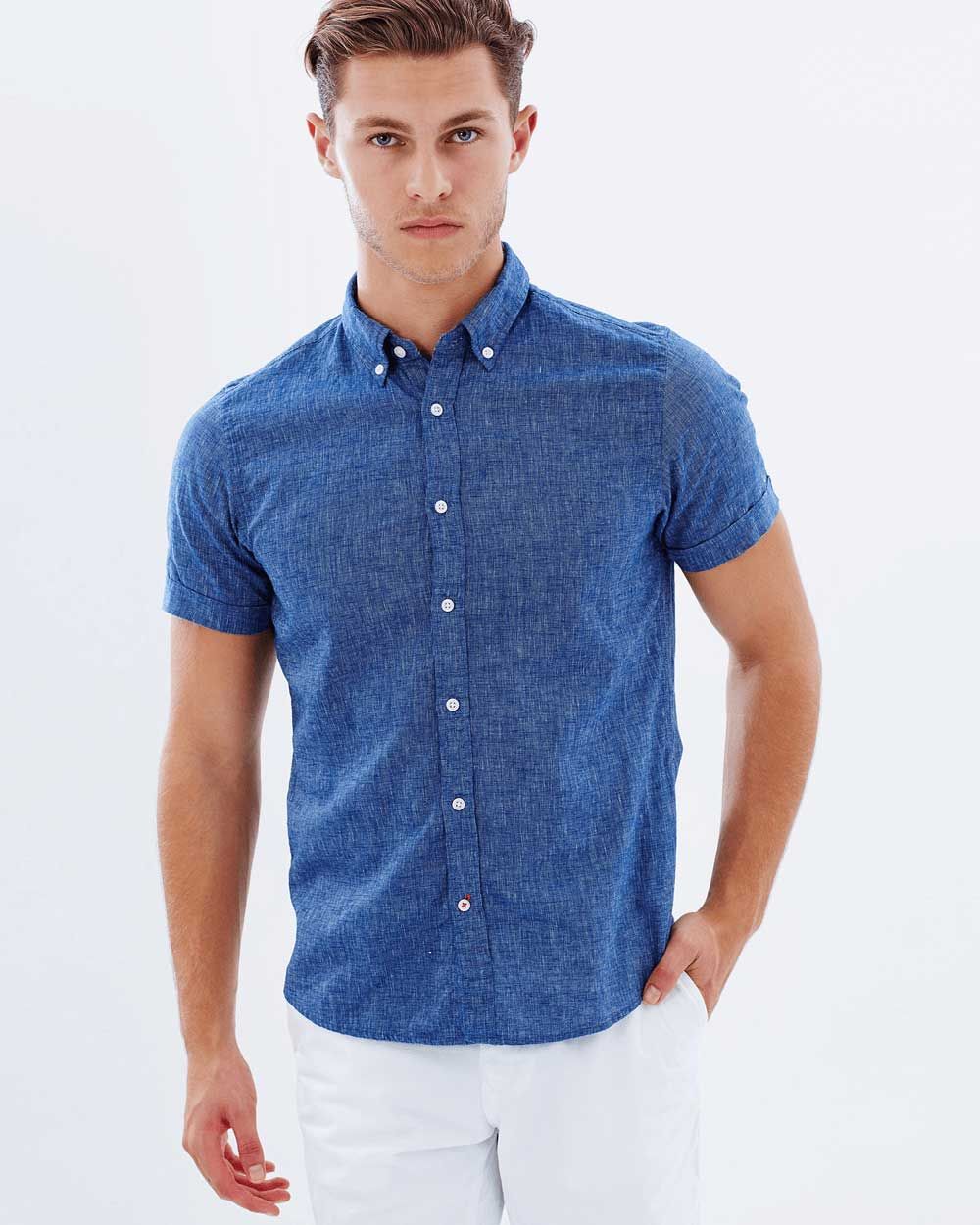 Áo sơ mi local brand đẹp ngắn tay Short Sleeve Uni Shirt Davies DAVIES BRAND #13 Áo sơ mi local brand đẹp ngắn tay Short Sleeve Uni Shirt Davies DAVIES BRAND