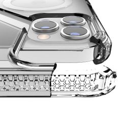 ỐP LƯNG KHÁNG KHUẨN VÀ CHỐNG SỐC QUÂN SỰ ITSKINS (PHÁP) SUPREME MAGSAFE CLEAR DROP SAFE 4.5M/15FT IPHONE 13 PRO AP2X-MGCLR (BH ĐỔI MỚI Ố VÀNG)