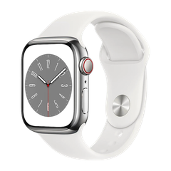 Apple Watch Series 8 45mm (LTE) Viền thép dây cao su nhập khẩu