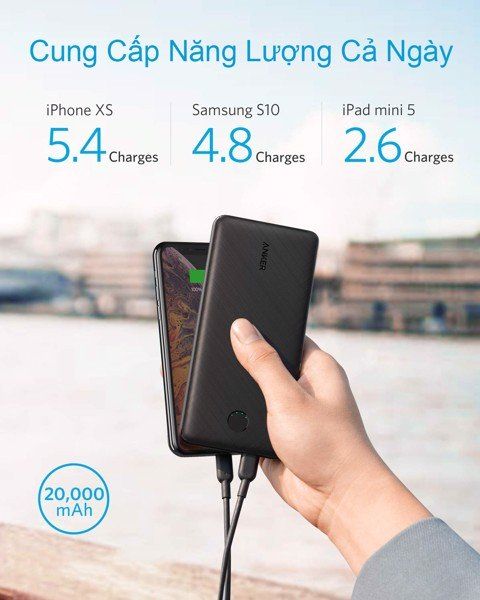 Pin Dự Phòng Anker PowerCore Metro Essential 20000mAh PD - A1281