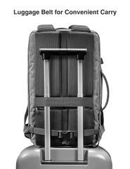 Balo TOMTOC Flight Approved Travel 40L (17.3″) Gray A81