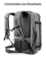 Balo TOMTOC Flight Approved Travel 40L (17.3″) Gray A81