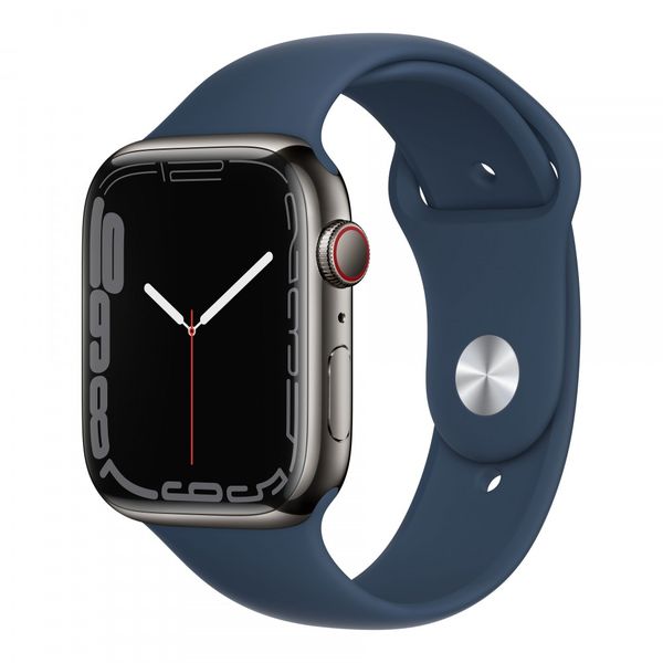 Apple Watch Series 7 45mm (4G) Viền thép dây cao su Chính hãng VN