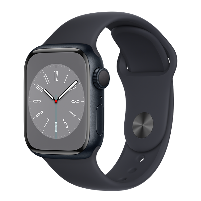 Apple Watch Series 8 41mm (GPS) Viền nhôm dây cao su chính hãng VN/A