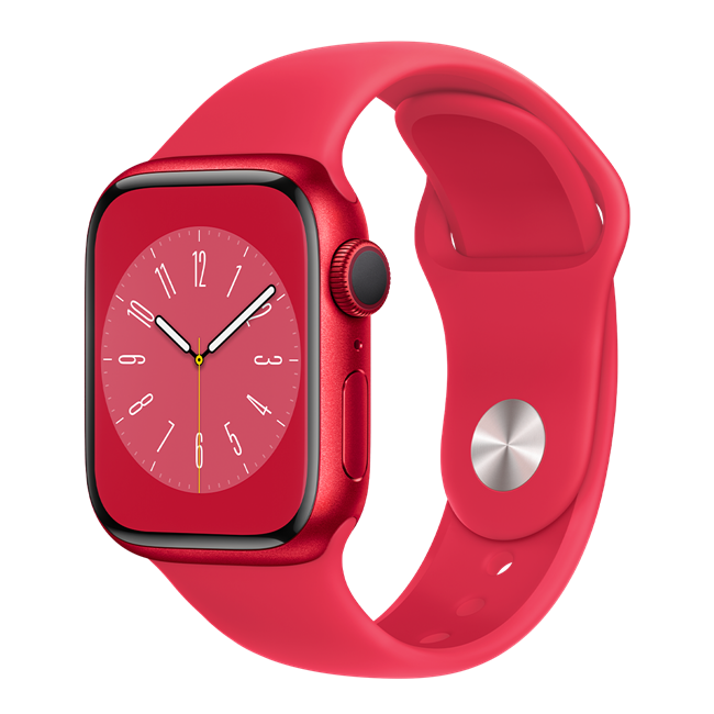 Apple Watch Series 8 41mm (GPS) Viền nhôm dây cao su nhập khẩu