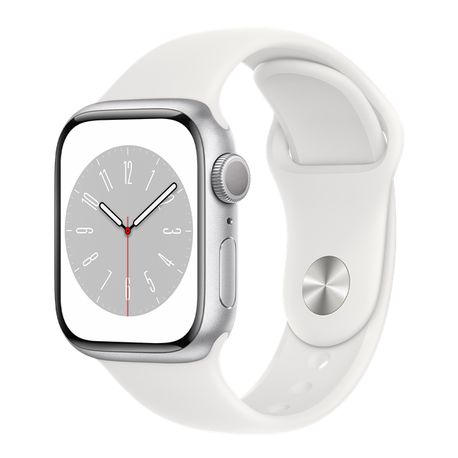 Apple Watch Series 8 41mm (GPS) Viền nhôm dây cao su nhập khẩu