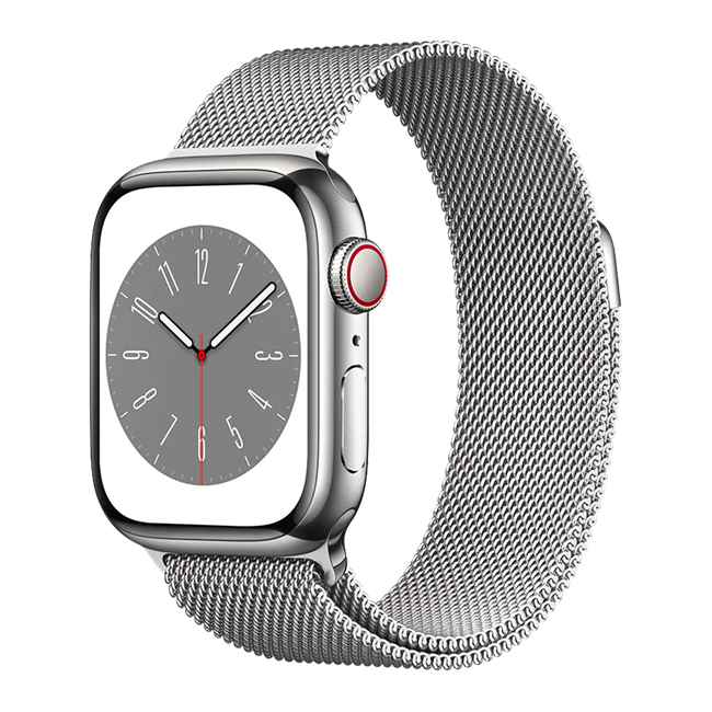 Apple Watch Series 8 41mm (LTE) Viền thép dây thép chính Hãng VN/A