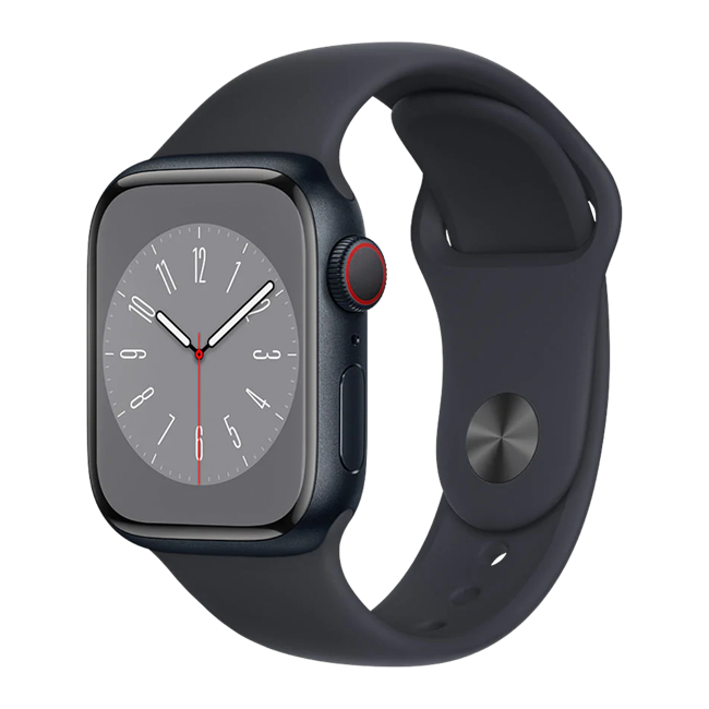 Apple Watch Series 8 41mm (LTE) Viền nhôm dây cao su chính hãng VN/A