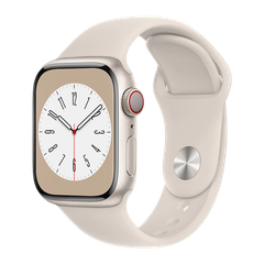 Apple Watch Series 8 41mm (LTE) Viền nhôm dây cao su chính hãng VN/A