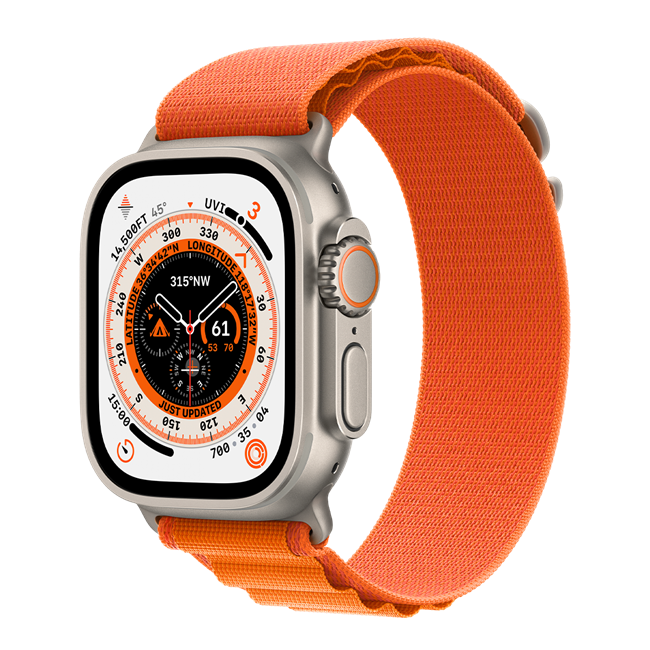 Apple Watch Ultra 49mm (LTE) Viền Titan dây Alpine Loop nhập khẩu