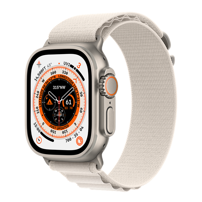 Apple Watch Ultra 49mm (LTE) Viền Titan dây Alpine Loop chính hãng VN/A