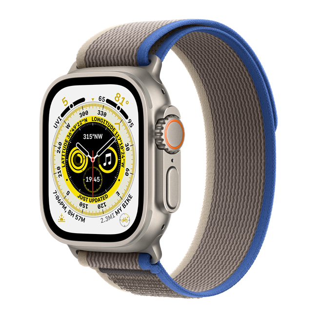 Apple Watch Ultra 49mm (LTE) Viền Titan dây Trail chính hãng VN/A