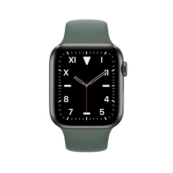 Apple Watch Series 5 Gray Titanium / Green Band (LTE)