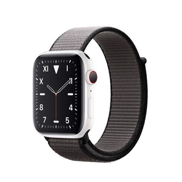 Apple Watch Series 5 Ceramic / Black Sport Loop Band (LTE) 44mm