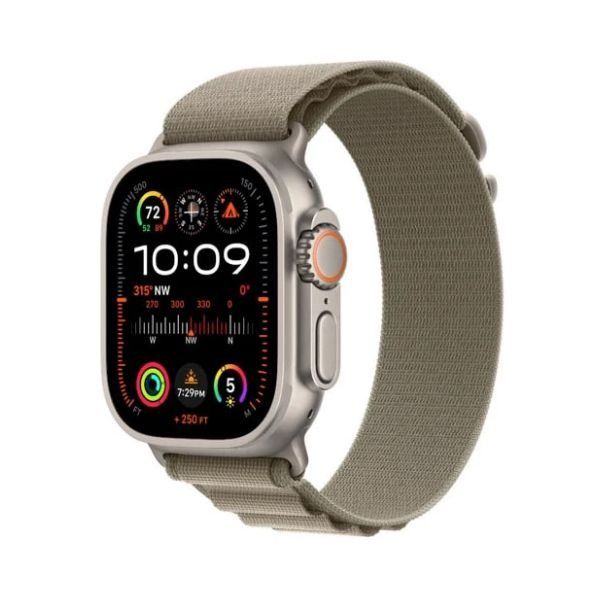 Apple Watch Ultra 2 GPS + Cellular 49mm viền Titanium Dây Alpine Loop Nhập Khẩu