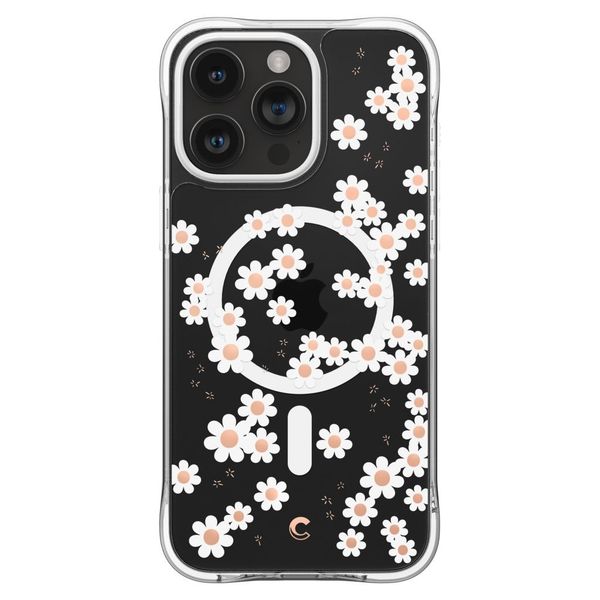 Ốp lưng iPhone 15 Pro Max Spigen Cecile Daisy Mag White