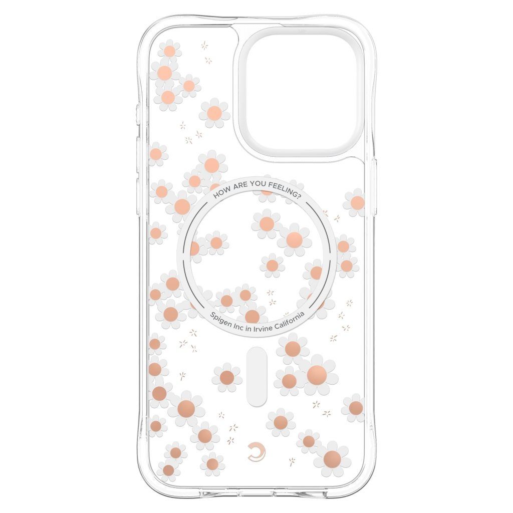 Ốp lưng iPhone 15 Pro Max Spigen Cecile Daisy Mag White