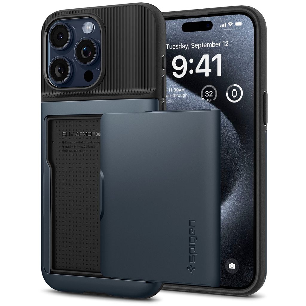 Ốp lưng iPhone 15 Pro Max Spigen Slim Armor Cs