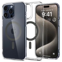 Ốp lưng iPhone 15 Pro Max Spigen Crytal Hybrid Magfit