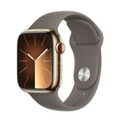 Apple Watch Series 9 LTE 41mm Viền thép Dây cao su chính hãng VN/A