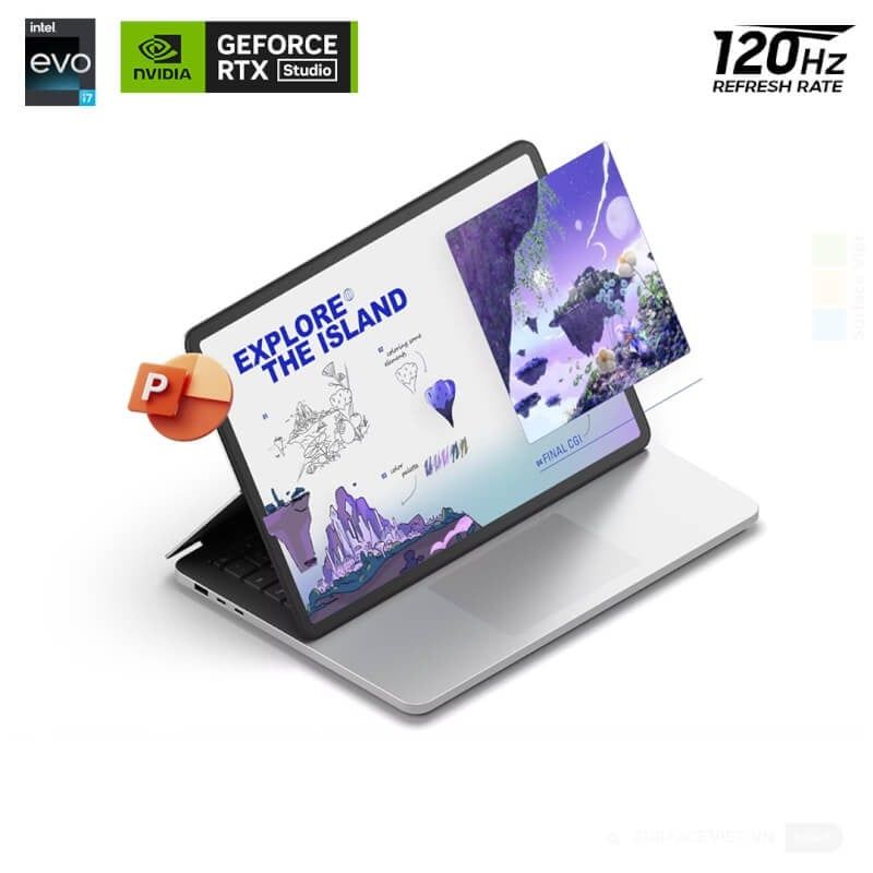 Surface Laptop Studio 2 13th Gen Intel Core i7, 32GB RAM, 1TB SSD NVIDIA RTX 2000 Ada