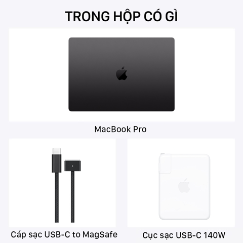 MacBook Pro 16 inch M3 Max 16CPU/40GPU/128GB Nhập Khẩu