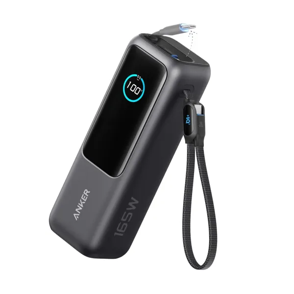 Pin dự phòng Anker 25.000mAh 165W tích hợp cáp rút gọn A1695