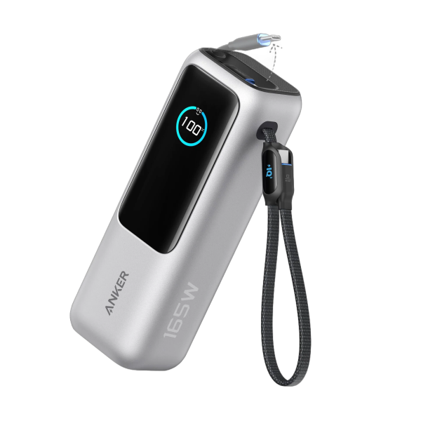 Pin dự phòng Anker 25.000mAh 165W tích hợp cáp rút gọn A1695