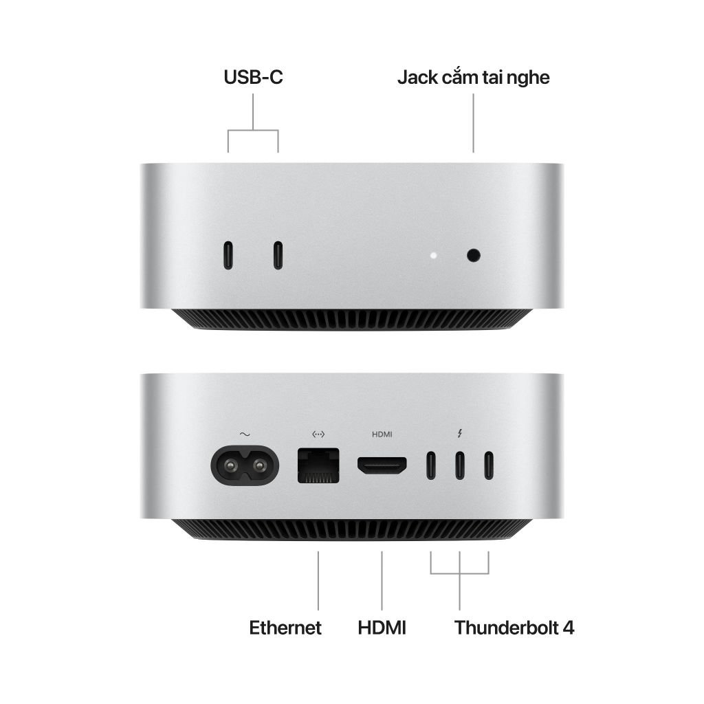 Mac mini M4 2024 10CPU/10GPU/24GB/512GB Chính hãng VN
