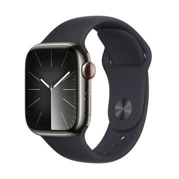 Apple Watch Series 9 LTE 41mm Viền thép Dây cao su Nhập Khẩu