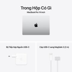 MacBook Pro 14 inch M4 Pro 12CPU/16GPU/24GB/512GB Chính hãng VN