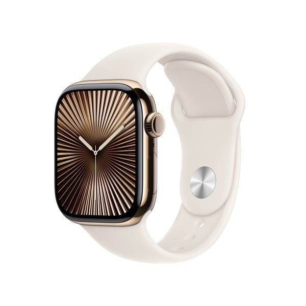Apple Watch Series 10 LTE 46mm Viền Titan Dây cao su chính hãng VN/A