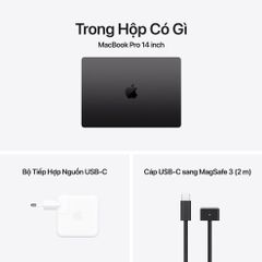 MacBook Pro 14 inch M4 Pro 14CPU/20GPU/24GB/1TB Chính hãng VN