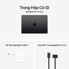 MacBook Pro 14 inch M4 Max 16CPU/40GPU/128GB Chính hãng VN