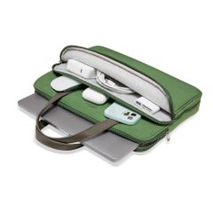 Túi Tomtoc Briefcase Premium Macbook Pro 13,14inch Green H21-C01T01