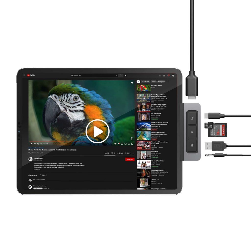 Cổng chuyển iPad đa phương diện HYPERDRIVE MEDIA 6-IN-1 HDMI 4K/60HZ USB-C HUB