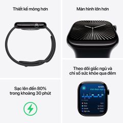 Apple Watch Series 10 LTE 42mm Viền nhôm Dây cao su nhập khẩu