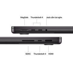MacBook Pro 16 inch M4 Pro 14CPU/20GPU/48GB/1TB Chính hãng VN