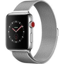 Apple Watch Series 4 LTE Stainless Steel Case with Milanese Loop