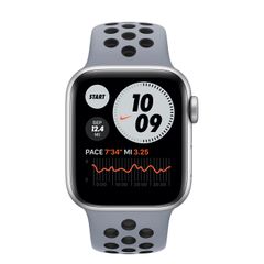 Apple Watch S6 Nike Silver Aluminum Case with Nike Sport Band (GPS+Cellular)