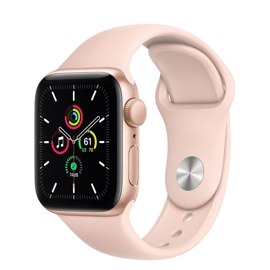 Apple Watch SE Gold Aluminum Case with Sport Band (GPS)