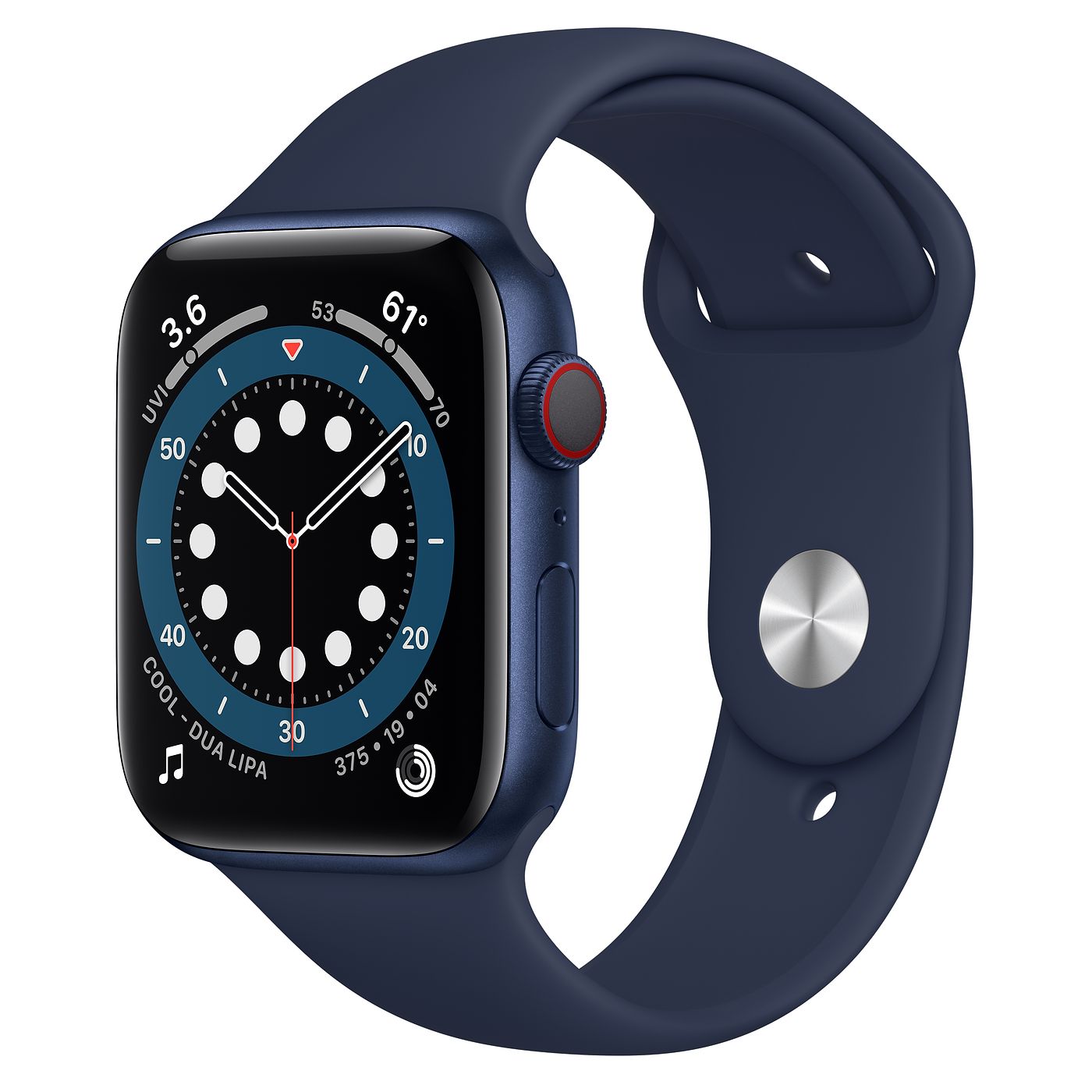 Apple Watch S6 Blue Aluminum Case with Sport Band (GPS+Cellular) Chính Hãng  VN/A