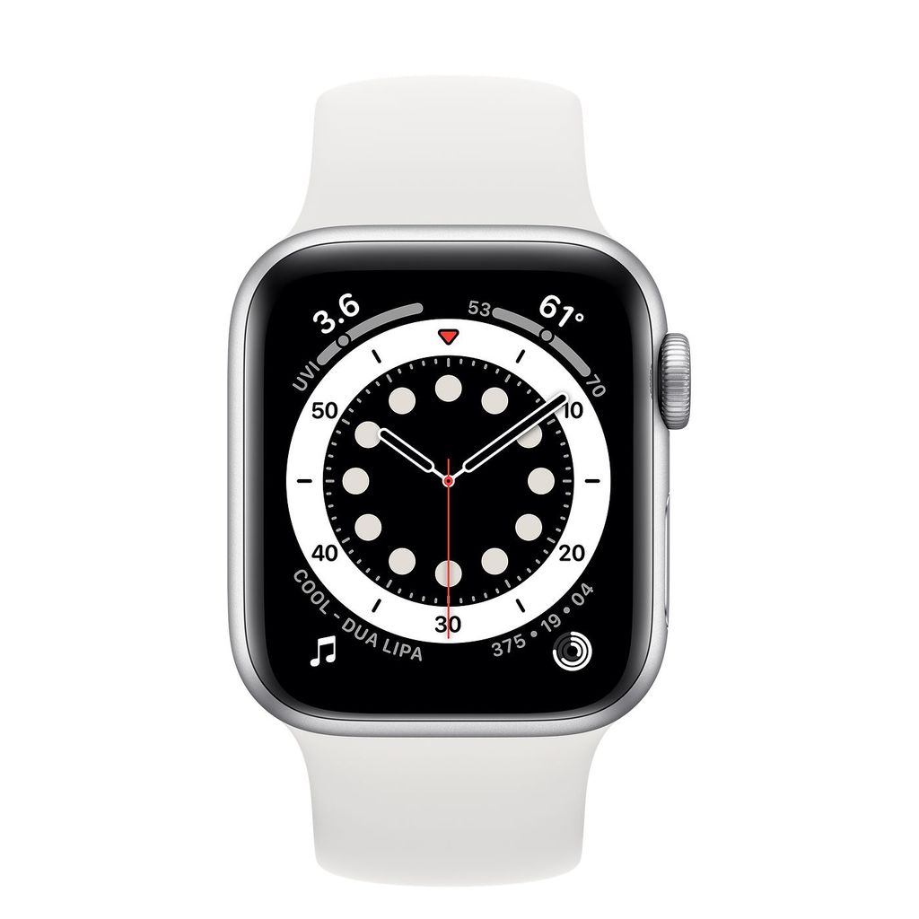 Apple Watch S6 Silver Aluminum Case with Sport Band (GPS+Cellular) Chính Hãng VN/A