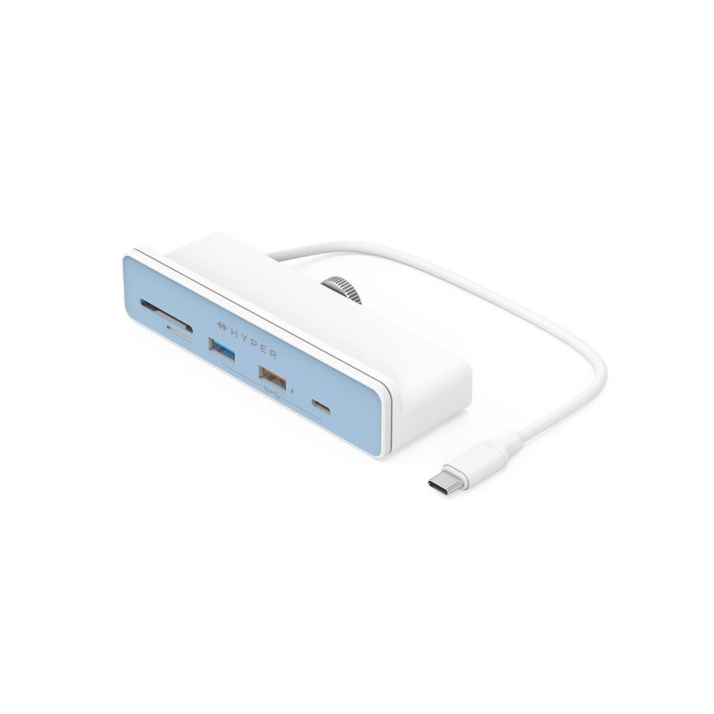 Cổng chuyển chuyên dụng iMac 24″ HYPERDIVE HDMI 4K60HZ 6-IN-1 USB-C HUB HD34A8 (Kèm 7 miếng dán theo màu máy)