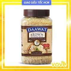 gao nau an do daawat brown basmati rice 1kg