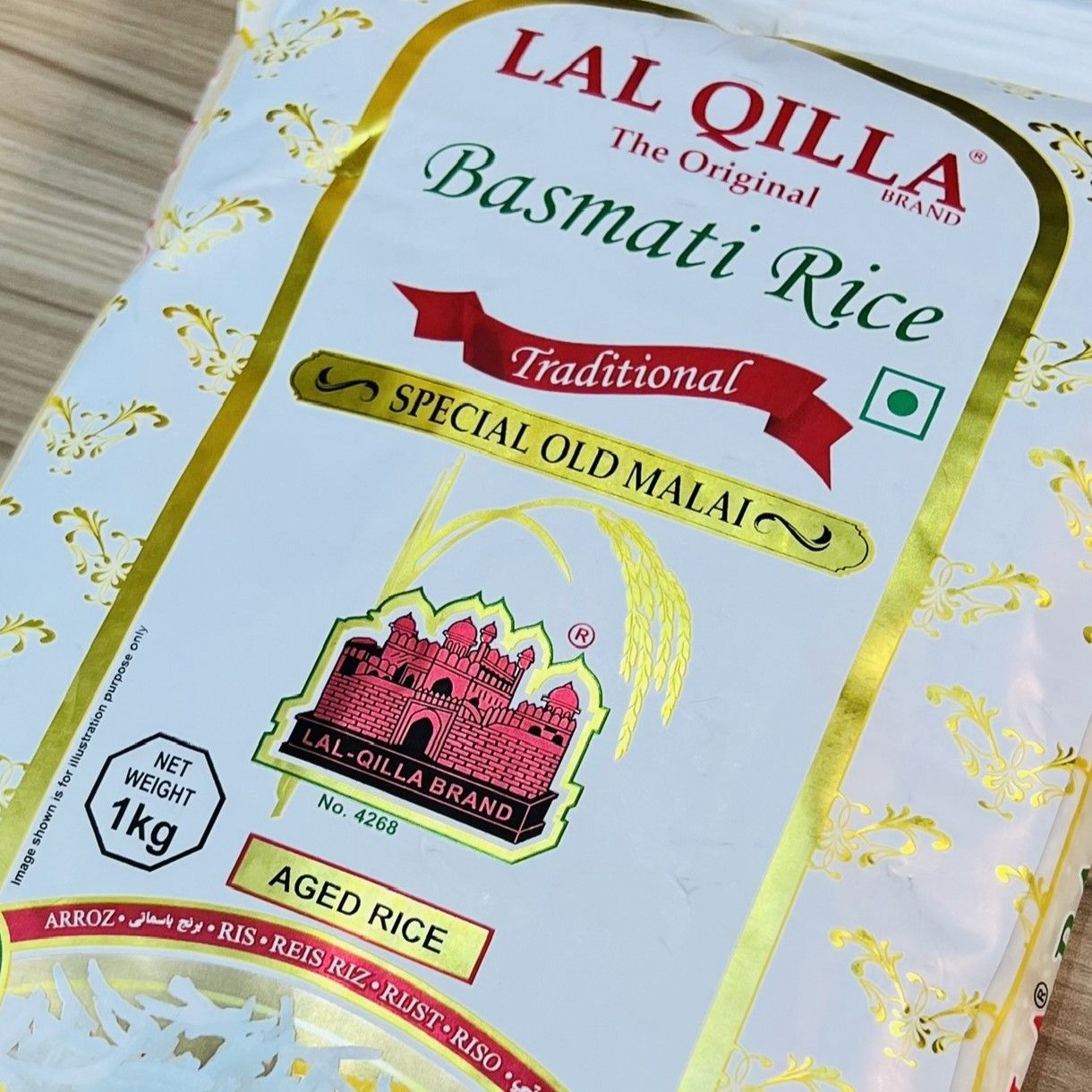  Gạo hạt dài truyền thống Ấn Độ LAL QILLA Traditional Basmati Rice, phù hợp người tiểu đường, giảm cân, 1kg 