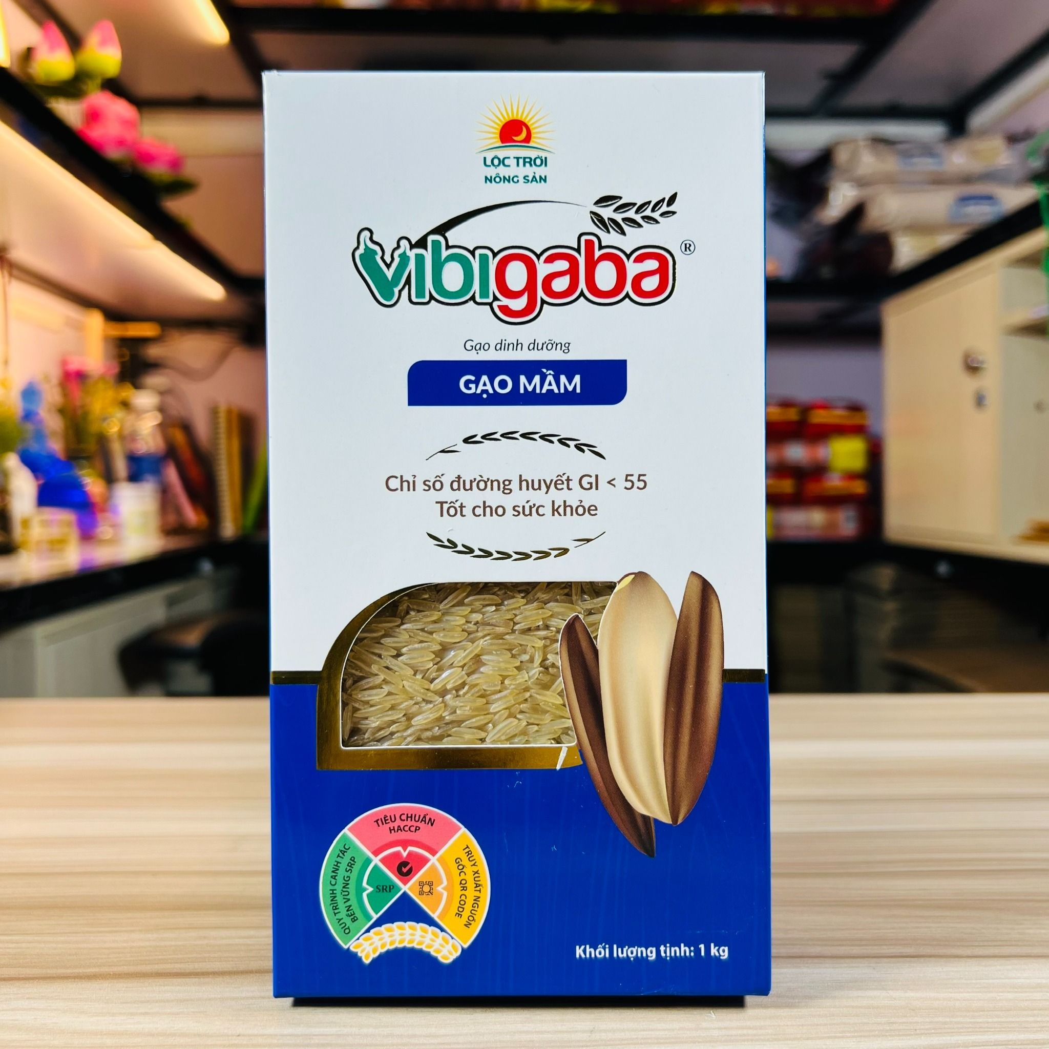  Gạo Mầm Vibigaba Lộc Trời, dành cho người tiểu đường, giảm cân, 1kg 