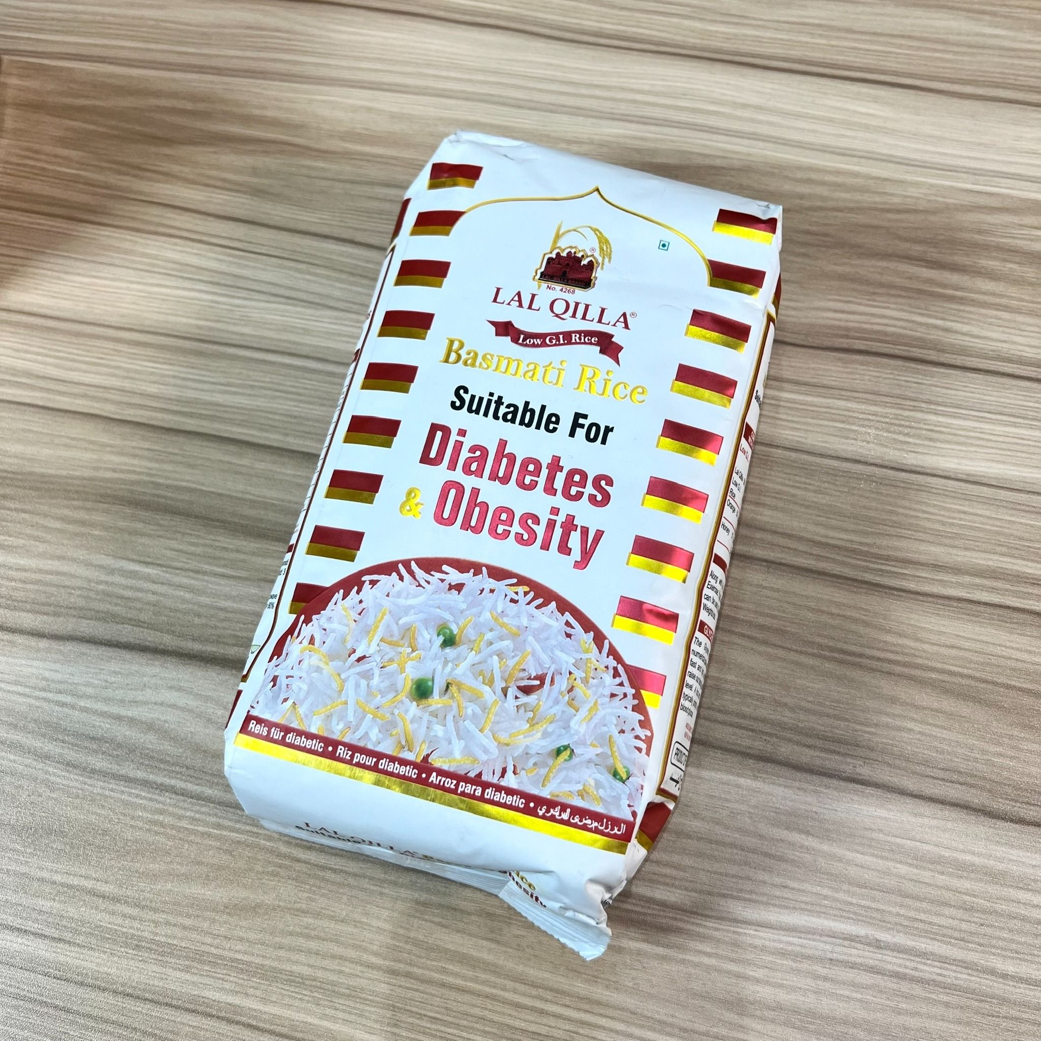  Gạo chuyên đặc biệt cho người tiểu đường từ Ấn Độ Lal Qilla Low GI Basmati Rice for Diabetes & Obesity, 1kg 