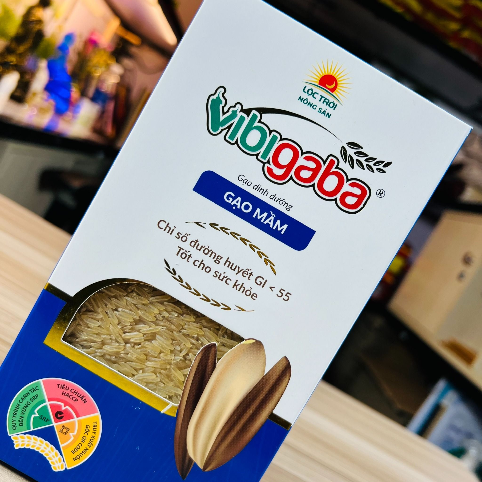  Gạo Mầm Vibigaba Lộc Trời, dành cho người tiểu đường, giảm cân, 1kg 